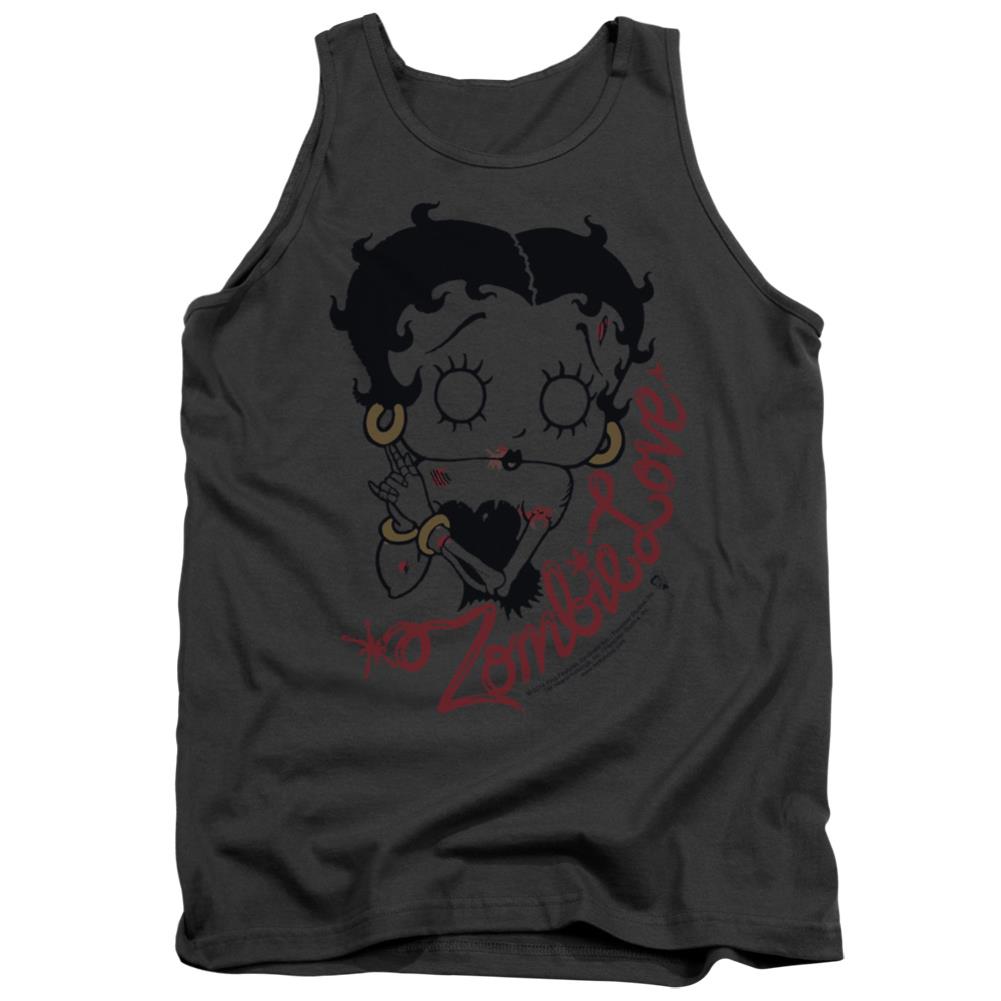 Betty Boop Classic Zombie Men's 18/1 Cotton Tank Top