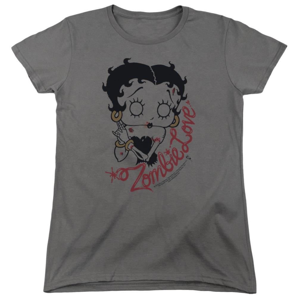 Betty Boop Classic Zombie Women's 18/1 Cotton Short-Sleeve T-Shirt