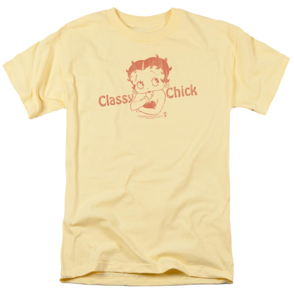 Betty Boop Classy Chick Men's 18/1 Cotton Short-Sleeve T-Shirt