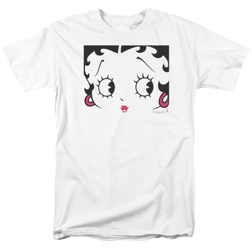 Betty Boop Close Up Men's 18/1 Cotton Short-Sleeve T-Shirt