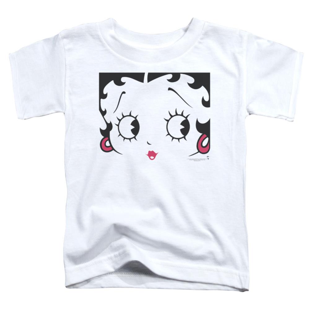 Betty Boop Close Up Toddler 18/1 Cotton Short-Sleeve T-Shirt