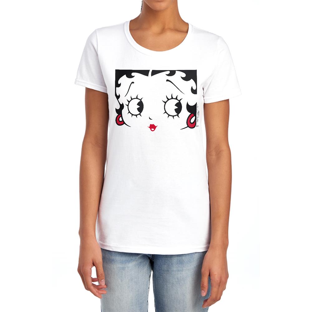 Betty Boop Close Up Women's 18/1 Cotton Short-Sleeve T-Shirt