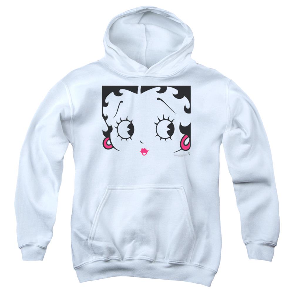 Betty Boop Close Up Youth Cotton Poly Pull-Over Hoodie