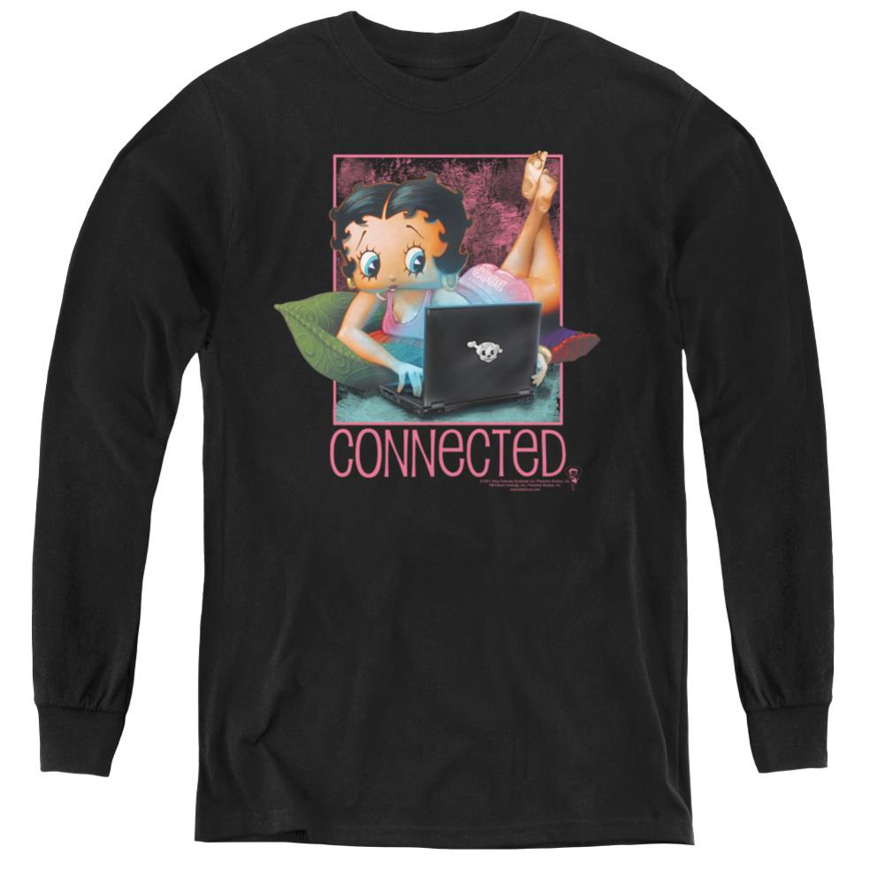 Betty Boop Connected Youth Long-Sleeve T-Shirt