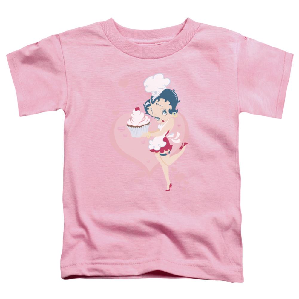 Betty Boop Cupcake Toddler 18/1 Cotton Short-Sleeve T-Shirt