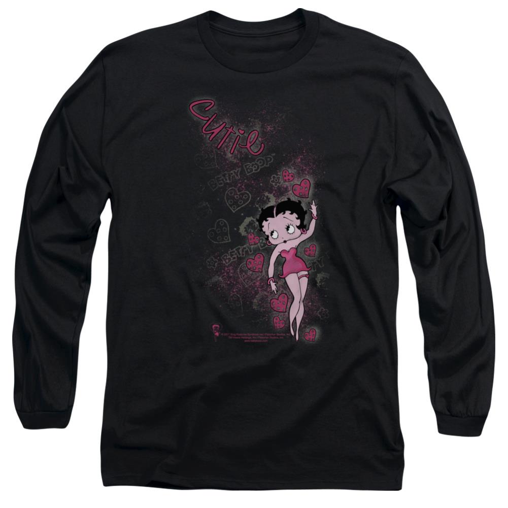 Betty Boop Cutie Men's 18/1 Cotton Long-Sleeve T-Shirt