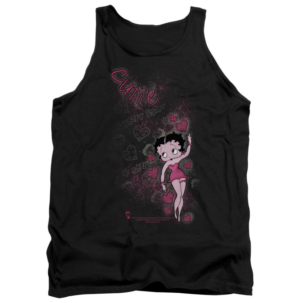 Betty Boop Cutie Men's 18/1 Cotton Tank Top