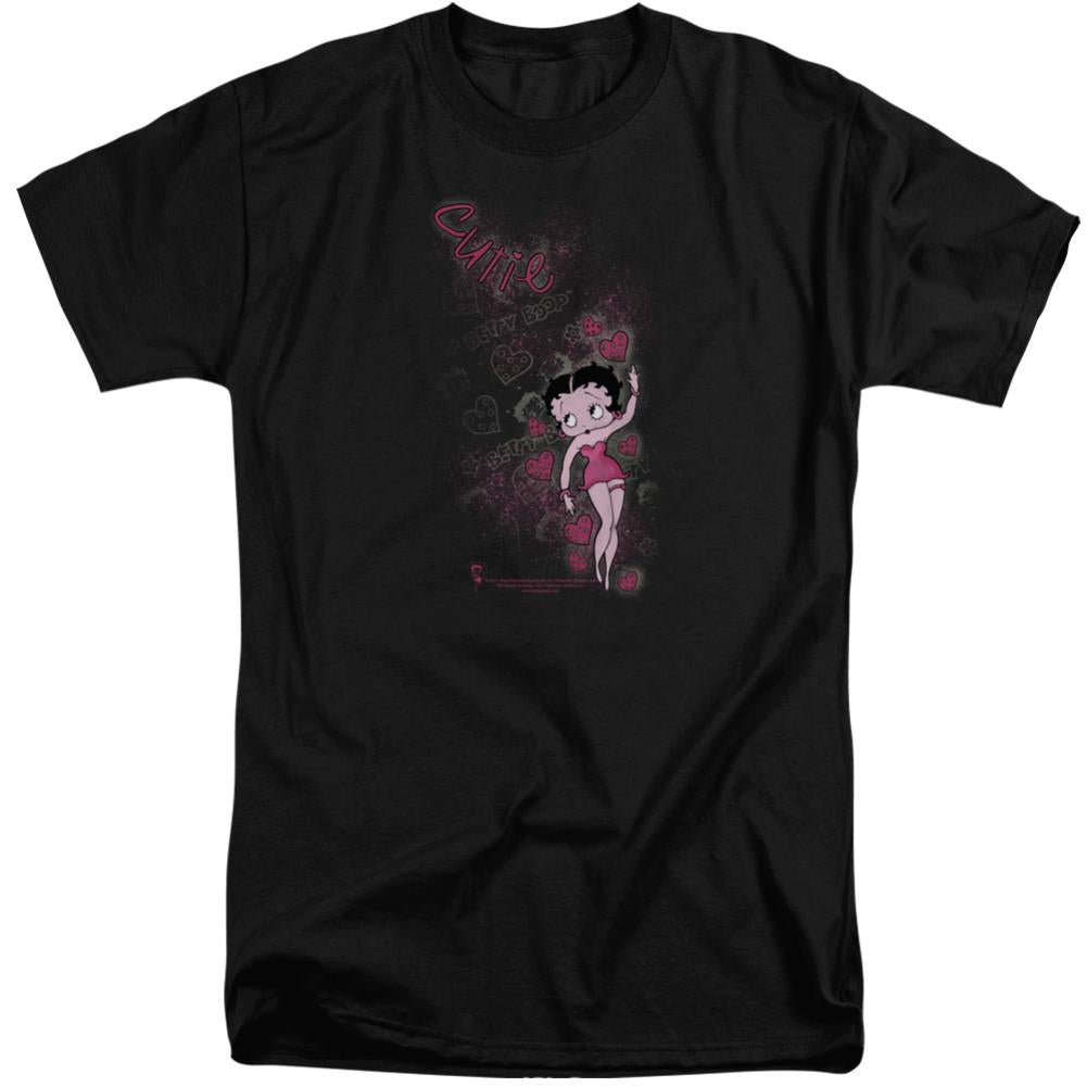 Betty Boop Cutie Men's 18/1 Tall Cotton Short-Sleeve T-Shirt