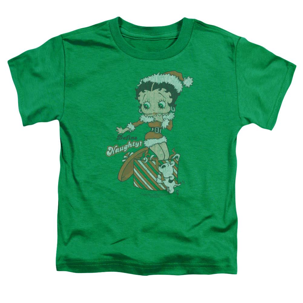 Betty Boop Define Naughty Toddler 18/1 Cotton Short-Sleeve T-Shirt