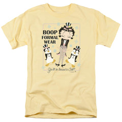 Betty Boop Dressed To Chill Men's 18/1 Cotton Short-Sleeve T-Shirt