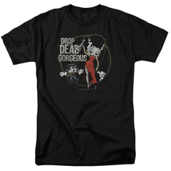 Betty Boop Drop Dead Gorgeous Men's 18/1 Cotton Short-Sleeve T-Shirt
