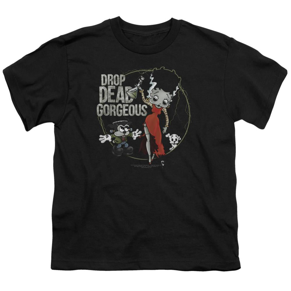 Betty Boop Drop Dead Gorgeous Youth 18/1 100% Cotton Short-Sleeve T-Shirt