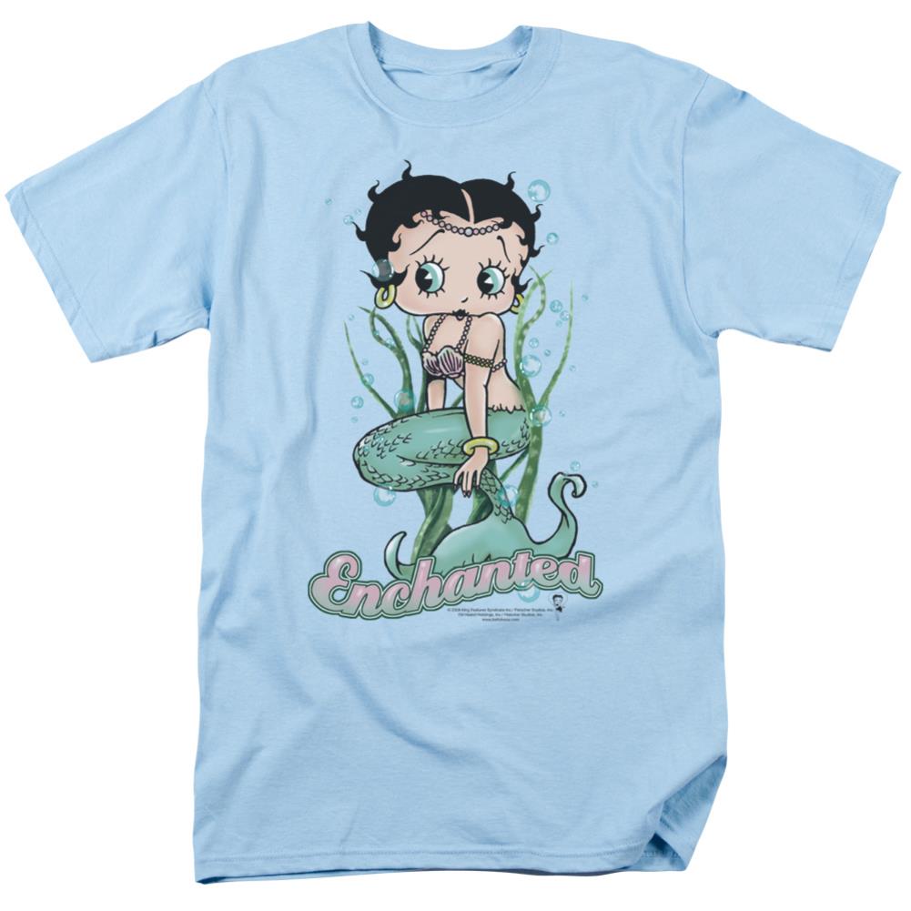 Betty Boop Enchanted Boop Men's 18/1 Cotton Short-Sleeve T-Shirt