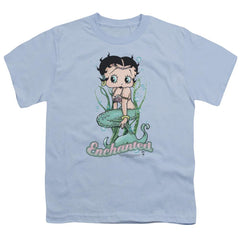 Betty Boop Enchanted Boop Youth 18/1 100% Cotton Short-Sleeve T-Shirt