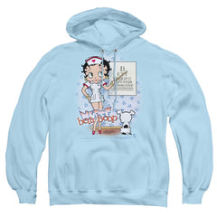 Betty Boop Eyechart Men's Pull-Over 75 25 Poly Hoodie