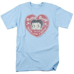 Betty Boop Fan Club Heart Men's 18/1 Cotton Short-Sleeve T-Shirt