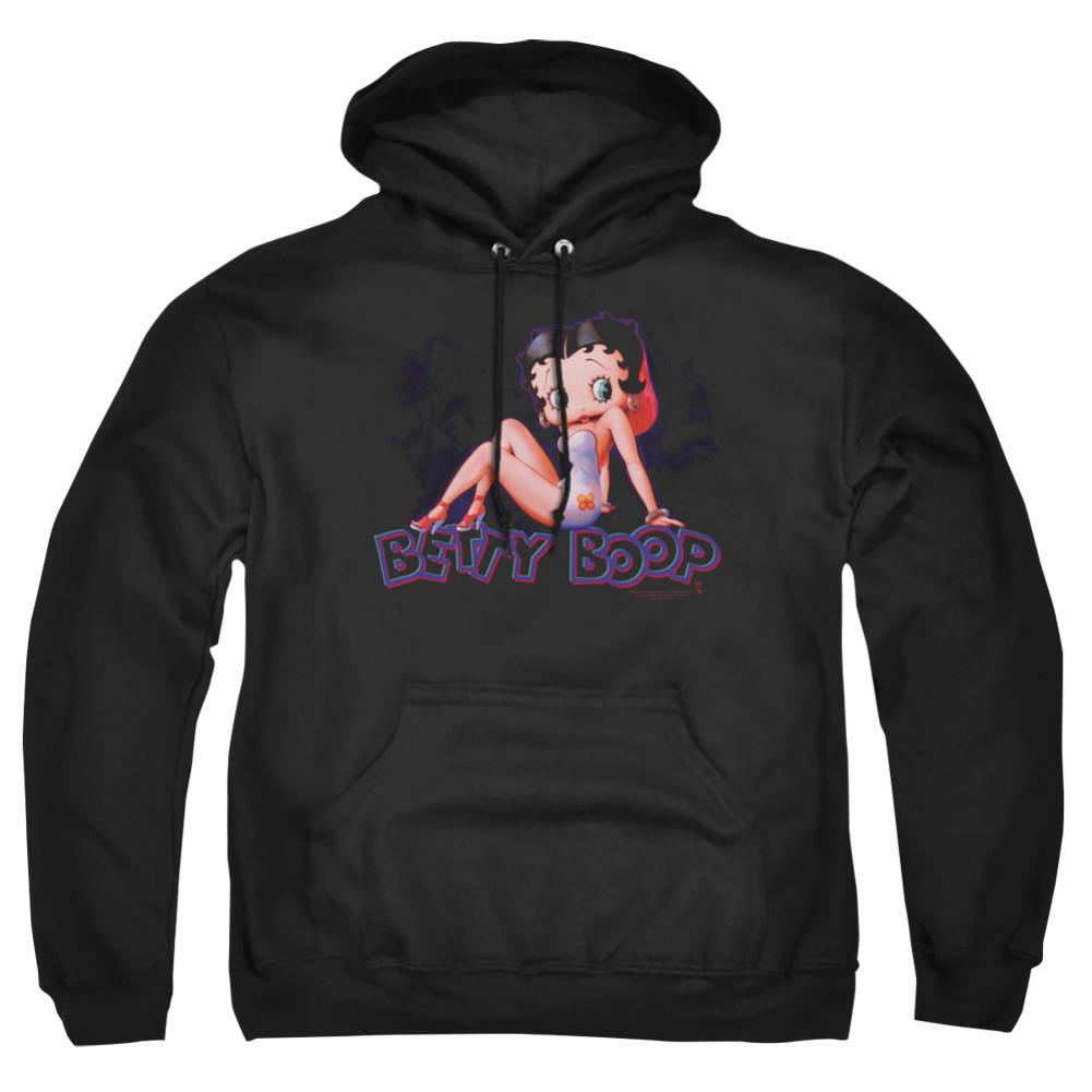 Betty Boop Glowing Men's Pull-Over 75 25 Poly Hoodie