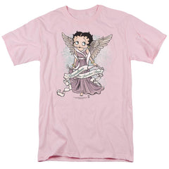 Betty Boop Grandma Guardian Angel Men's 18/1 Cotton Short-Sleeve T-Shirt