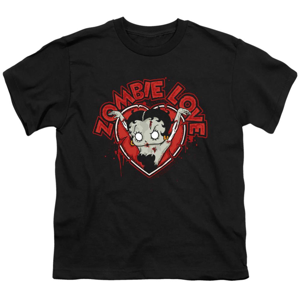 Betty Boop Heart You Forever Youth 18/1 100% Cotton Short-Sleeve T-Shirt