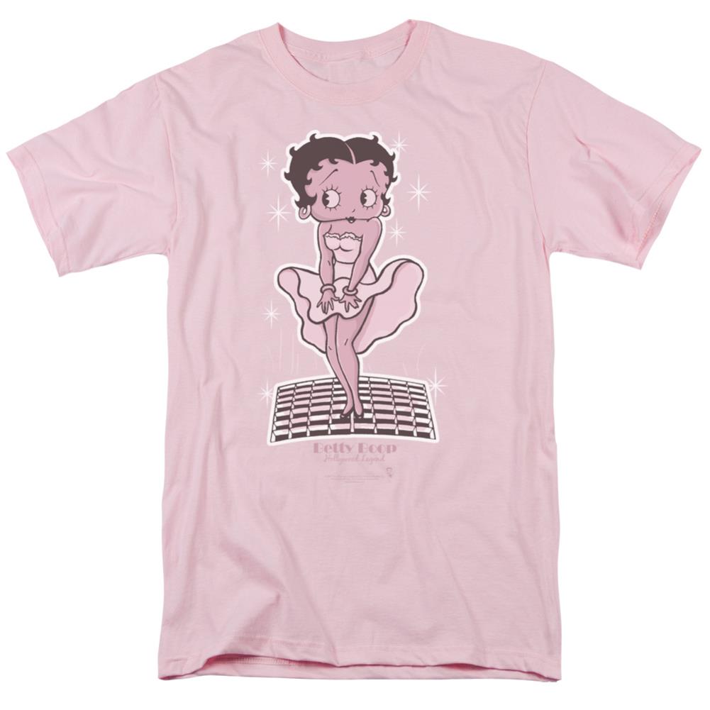 Betty Boop Hollywood Legend Men's 18/1 Cotton Short-Sleeve T-Shirt