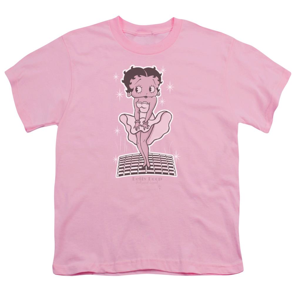 Betty Boop Hollywood Legend Youth 18/1 100% Cotton Short-Sleeve T-Shirt