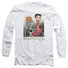 Betty Boop Hollywood Men's 18/1 Cotton Long-Sleeve T-Shirt