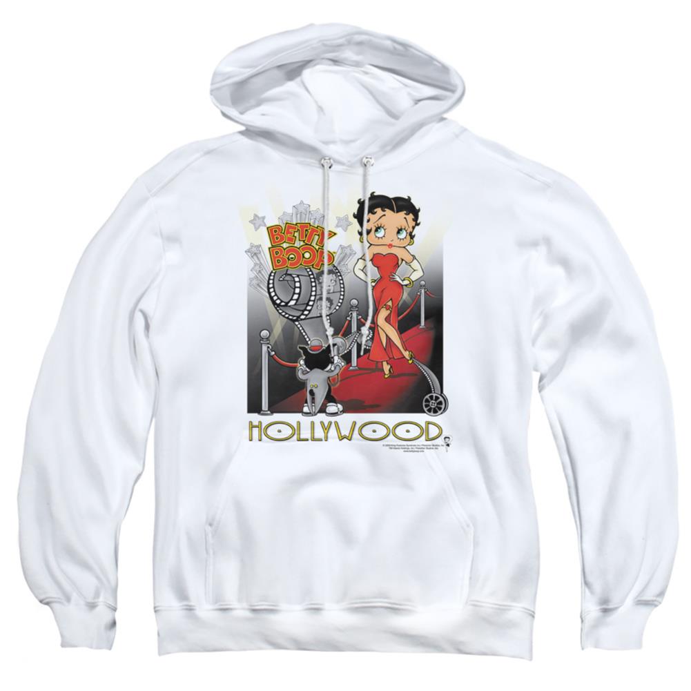 Betty Boop Hollywood Men's Pull-Over 75 25 Poly Hoodie