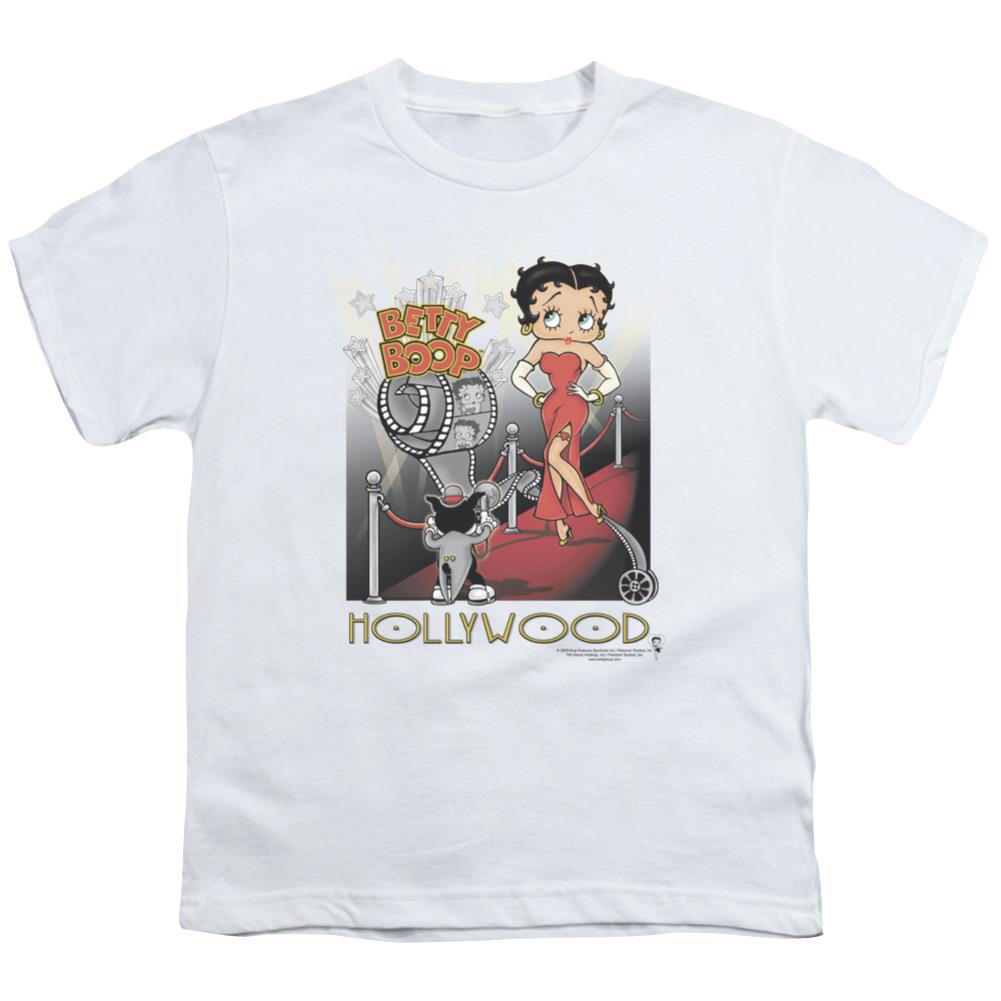 Betty Boop Hollywood Youth 18/1 100% Cotton Short-Sleeve T-Shirt