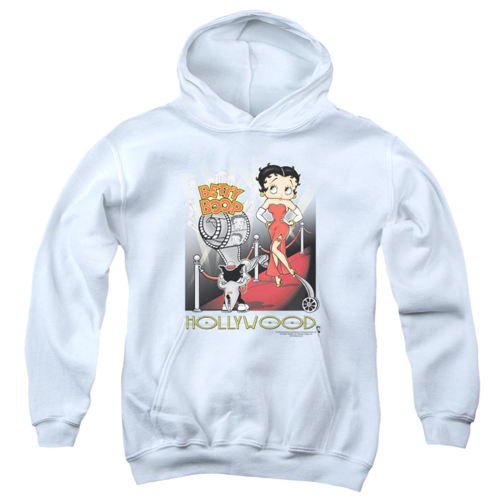Betty Boop Hollywood Youth Cotton Poly Pull-Over Hoodie