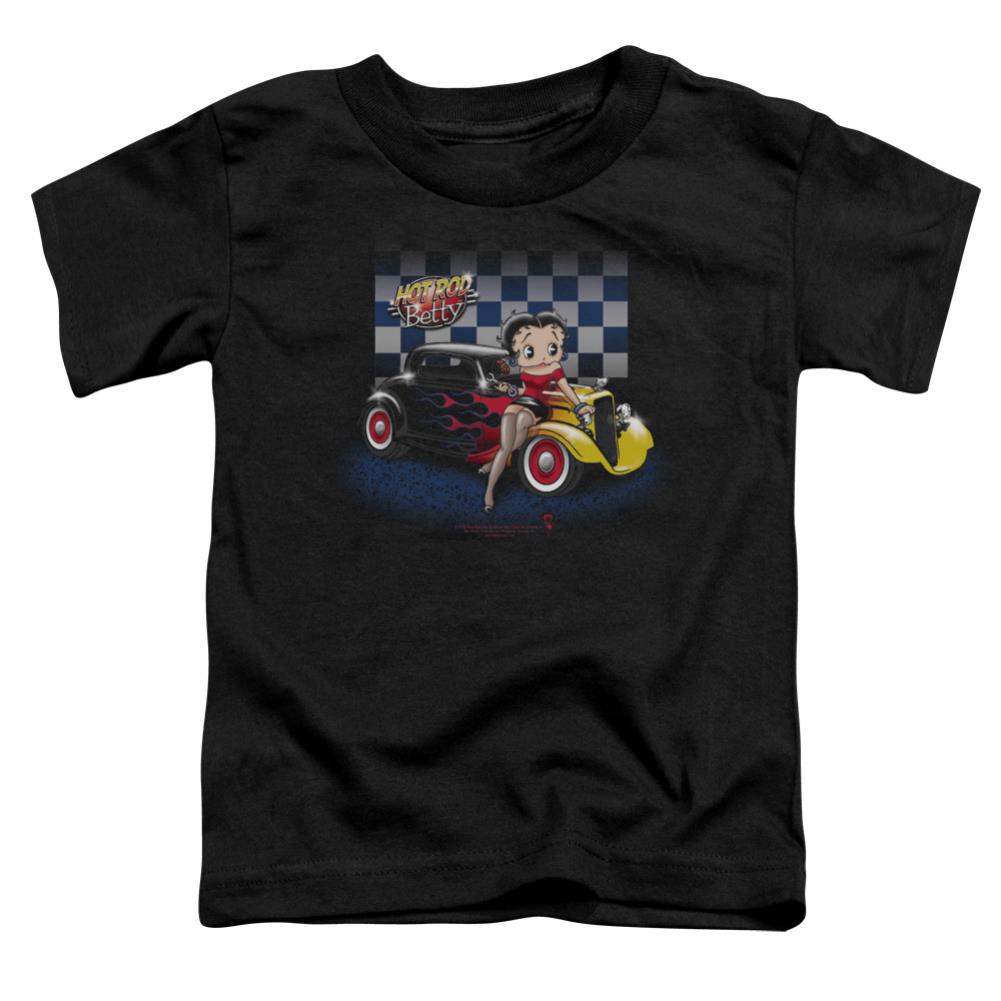 Betty Boop Hot Rod Boop Toddler 18/1 Cotton Short-Sleeve T-Shirt