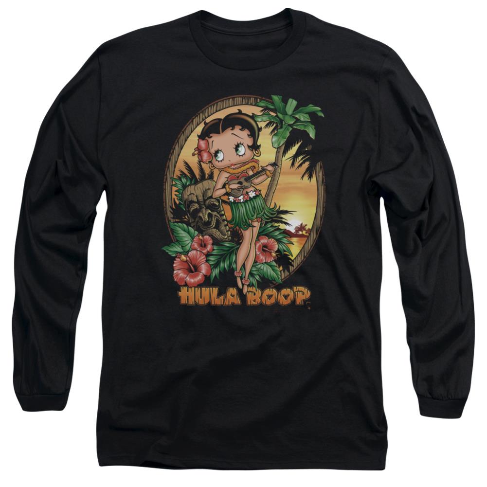 Betty Boop Hula Boop Ii Men's 18/1 Cotton Long-Sleeve T-Shirt