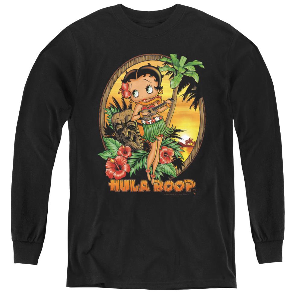 Betty Boop Hula Boop Ii Youth Long-Sleeve T-Shirt
