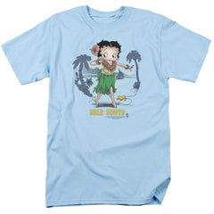 Betty Boop Hula Honey Men's 18/1 Cotton Short-Sleeve T-Shirt