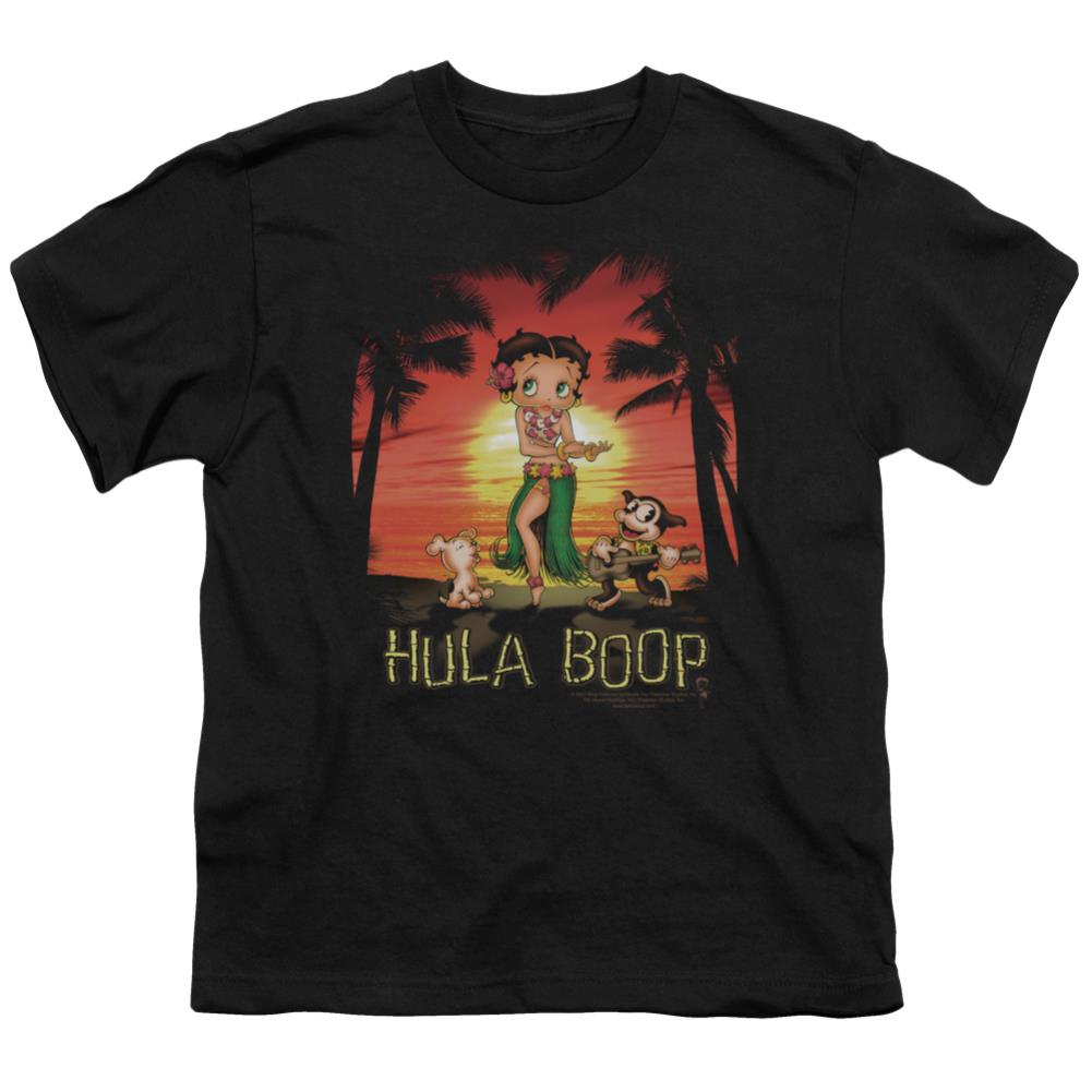 Betty Boop Hulaboop Youth 18/1 100% Cotton Short-Sleeve T-Shirt