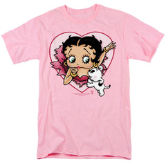 Betty Boop I Love Betty Men's 18/1 Cotton Short-Sleeve T-Shirt