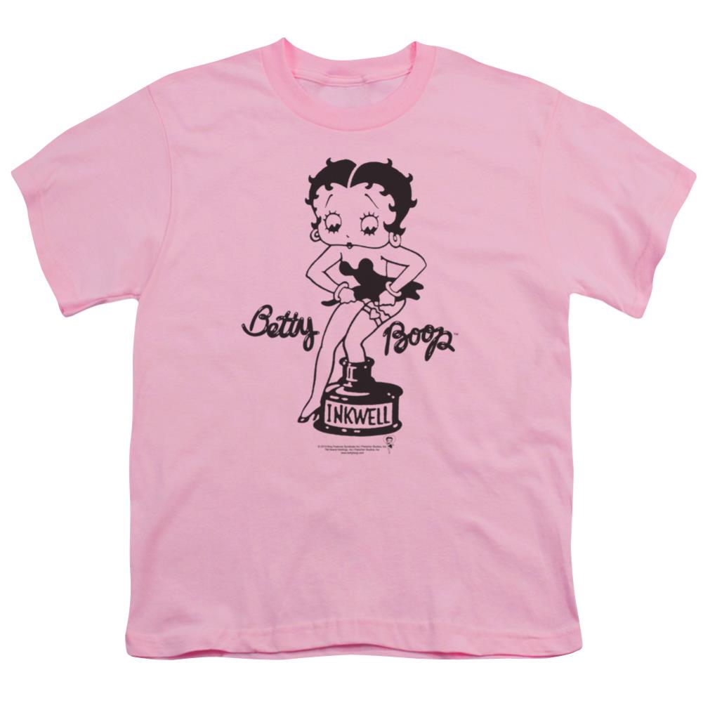 Betty Boop Inkwell Youth 18/1 100% Cotton Short-Sleeve T-Shirt