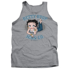 Betty Boop Jean Co Men's 18/1 Cotton Tank Top