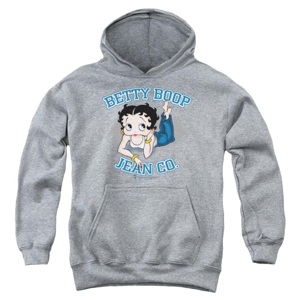 Betty Boop Jean Co Youth Cotton Poly Pull-Over Hoodie
