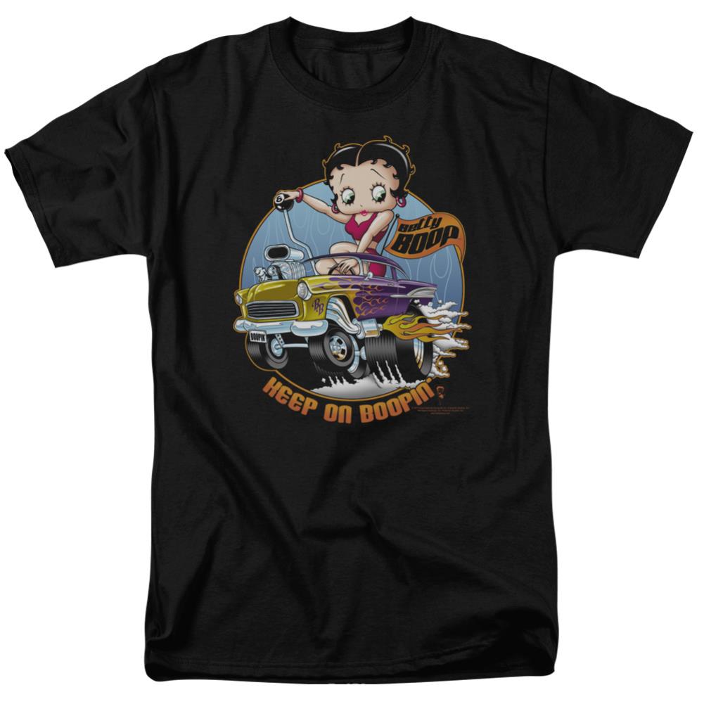 Betty Boop Keep On Boopin Men's 18/1 Cotton Short-Sleeve T-Shirt