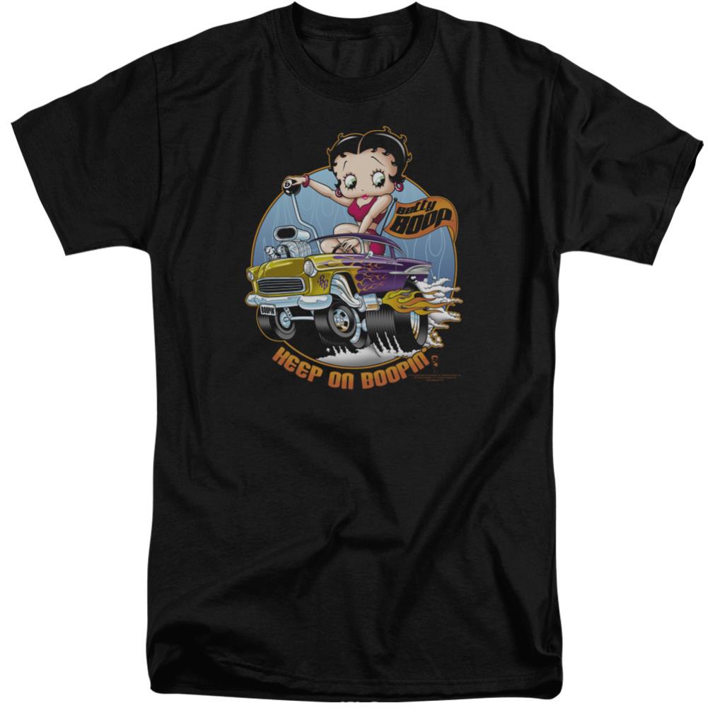 Betty Boop Keep On Boopin Men's 18/1 Tall Cotton Short-Sleeve T-Shirt