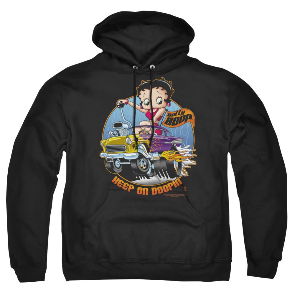 Betty Boop Keep On Boopin Men's Pull-Over 75 25 Poly Hoodie