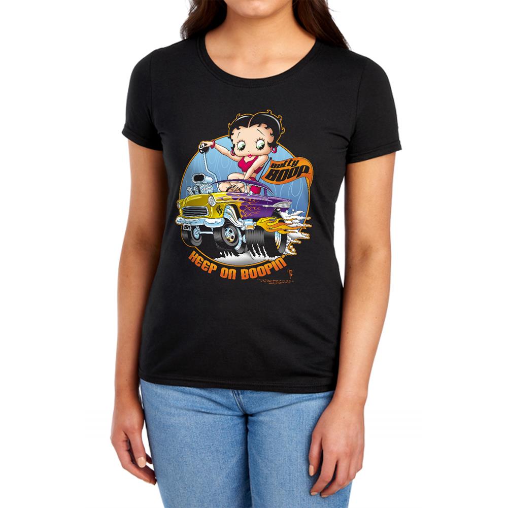 Betty Boop Keep On Boopin Women's 18/1 Cotton Short-Sleeve T-Shirt