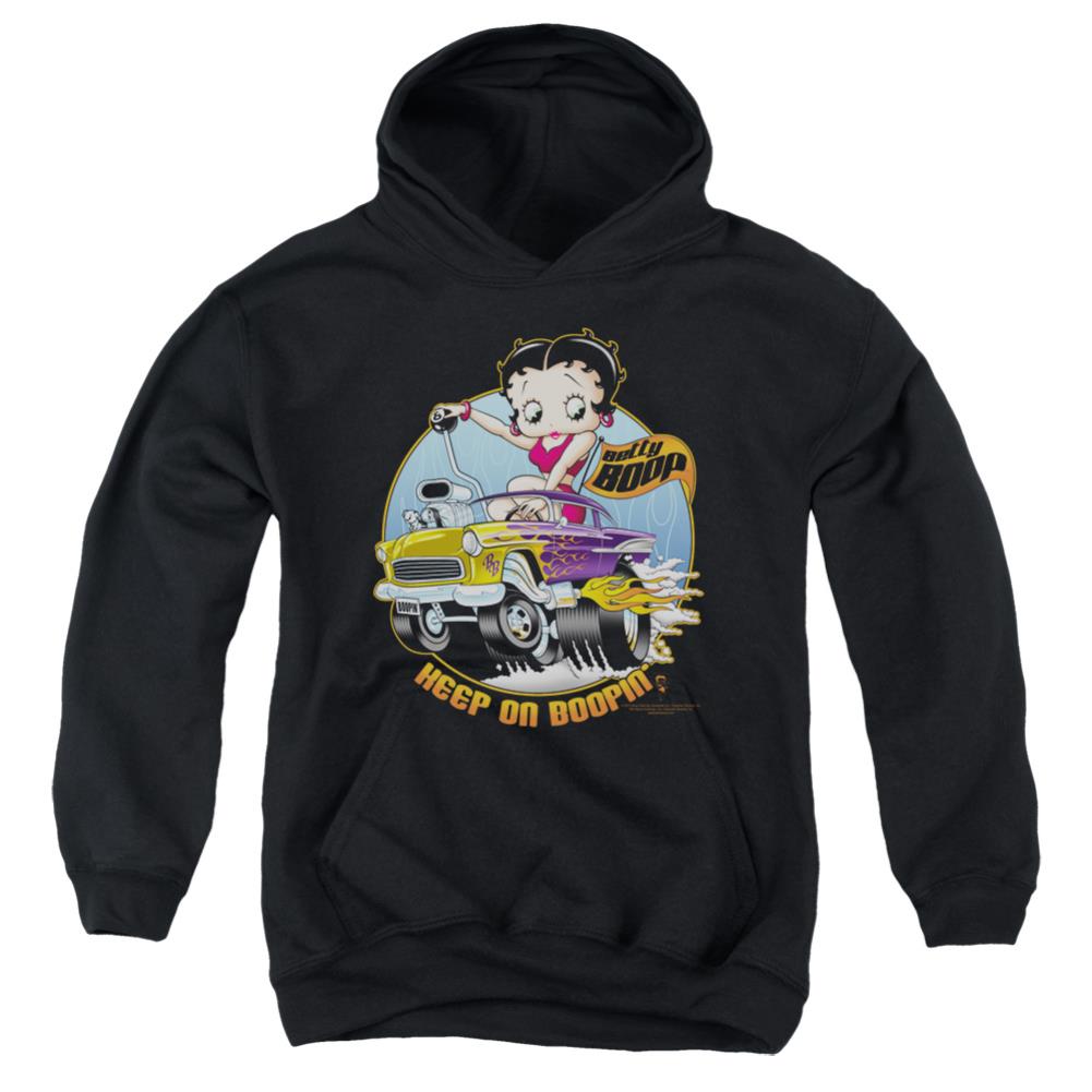 Betty Boop Keep On Boopin Youth Cotton Poly Pull-Over Hoodie