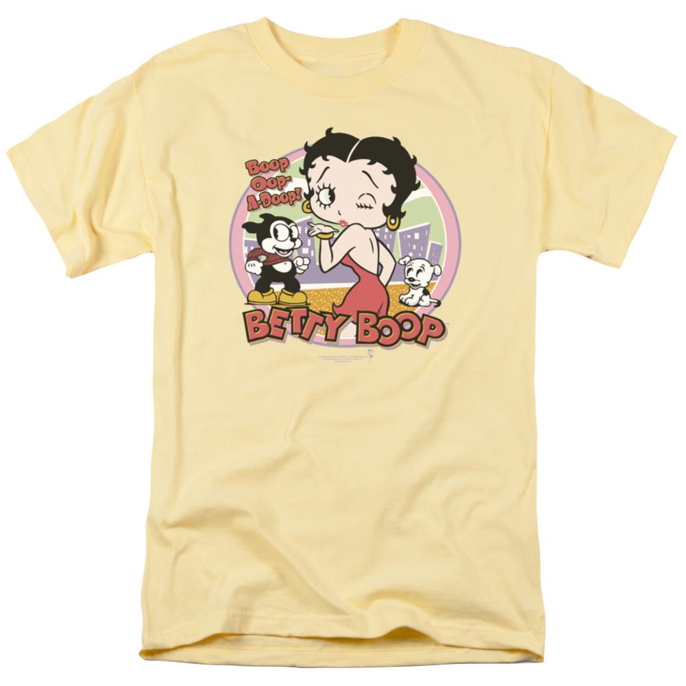 Betty Boop Kiss Men's 18/1 Cotton Short-Sleeve T-Shirt