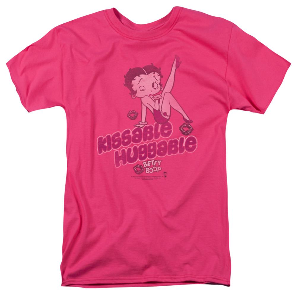 Betty Boop Kissable Huggable Men's 18/1 Cotton Short-Sleeve T-Shirt
