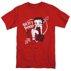 Betty Boop Lover Girl Men's 18/1 Cotton Short-Sleeve T-Shirt