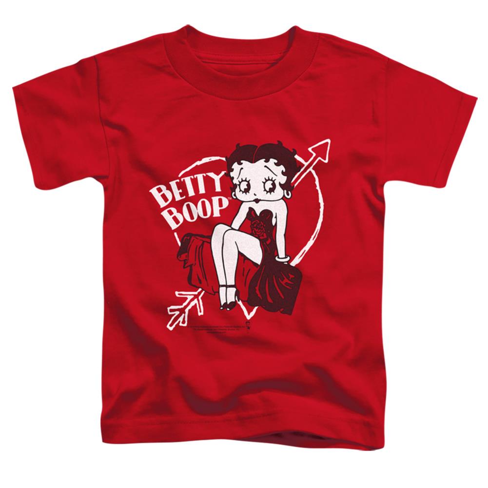 Betty Boop Lover Girl Toddler 18/1 Cotton Short-Sleeve T-Shirt
