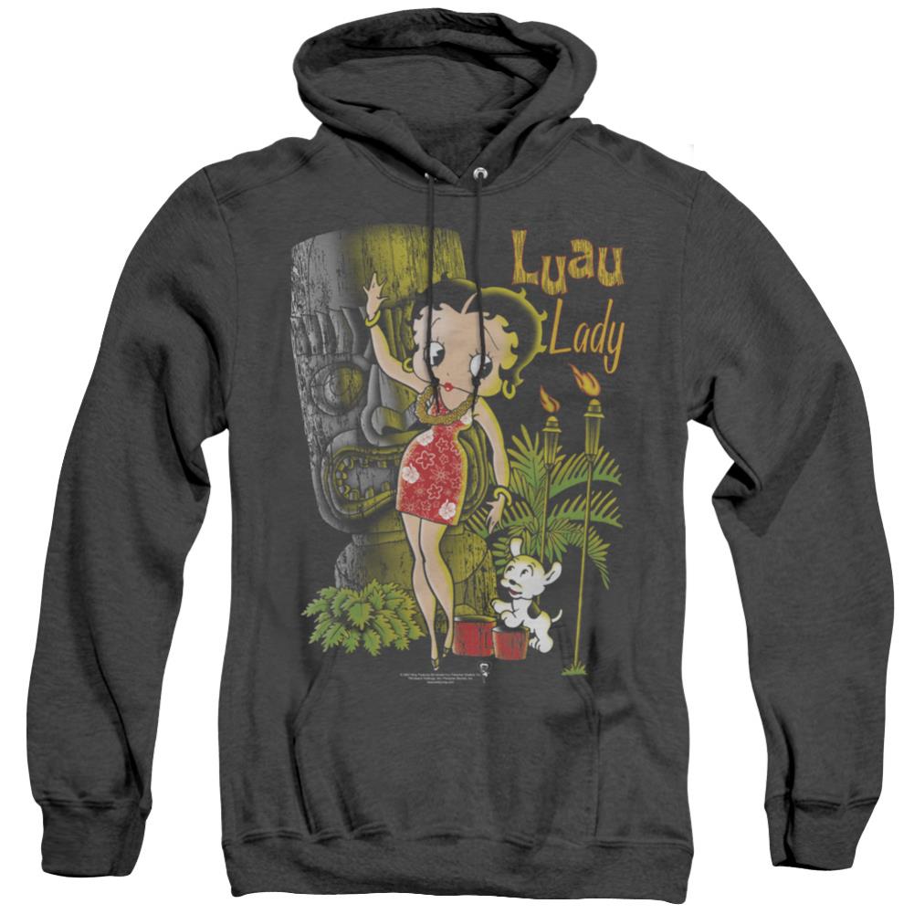Betty Boop Luau Lady Men's Pull-Over Hoodie