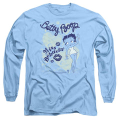Betty Boop Miss Behavin Men's 18/1 Cotton Long-Sleeve T-Shirt