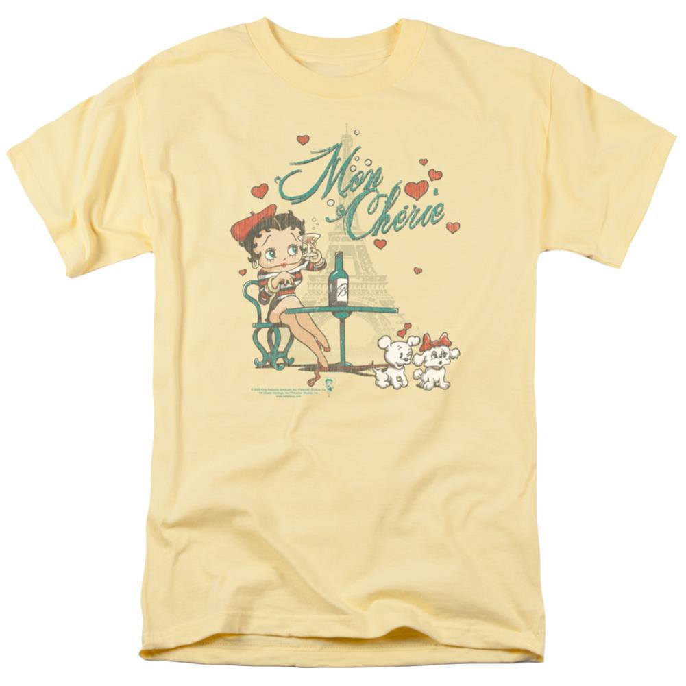 Betty Boop Mon Cherie Men's 18/1 Cotton Short-Sleeve T-Shirt